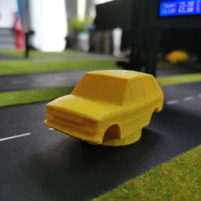 Bộ vỏ xe Fiat 126p cho Ozobot Eve - Phụ kiện in 3D độc đáo