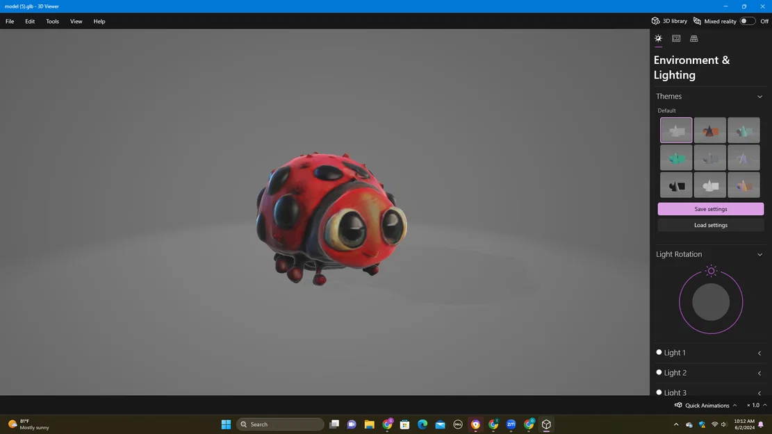 Mô hình chú bọ cánh cứng 3D (Cute 3D Bug) cực đáng yêu để in 3D - Image 1
