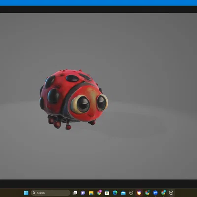 Mô hình chú bọ cánh cứng 3D (Cute 3D Bug) cực đáng yêu để in 3D