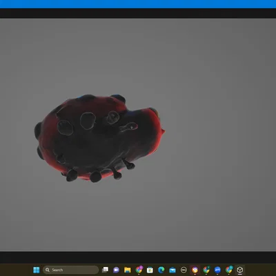 Mô hình chú bọ cánh cứng 3D (Cute 3D Bug) cực đáng yêu để in 3D
