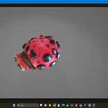 Mô hình chú bọ cánh cứng 3D (Cute 3D Bug) cực đáng yêu để in 3D - Thumbnail 4