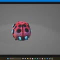 Mô hình chú bọ cánh cứng 3D (Cute 3D Bug) cực đáng yêu để in 3D - Thumbnail 5