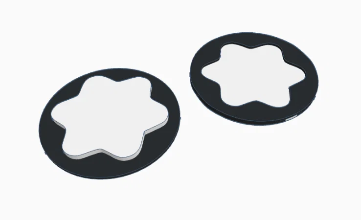Mô hình logo Montblanc in 3D trang trí bàn làm việc sang trọng - Image 1