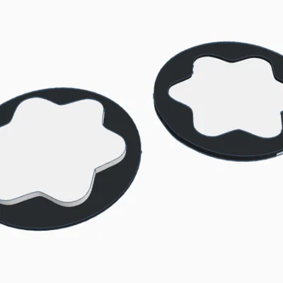 Mô hình logo Montblanc in 3D trang trí bàn làm việc sang trọng