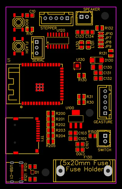 Bảng mạch ESP32 S3 cho dự án Đồng hồ Geneva thông báo giờ - Image 3