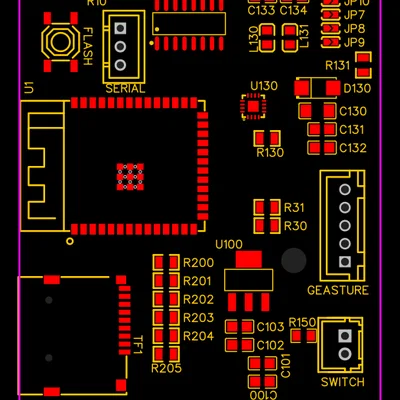 Bảng mạch ESP32 S3 cho dự án Đồng hồ Geneva thông báo giờ