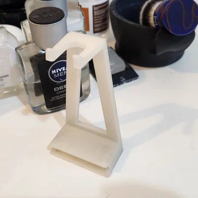 Đế treo dao cạo DE kèm khe chứa lưỡi (DE Safety Razor Stand with Blade Slot)