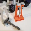 Đế treo dao cạo DE kèm khe chứa lưỡi (DE Safety Razor Stand with Blade Slot) - Thumbnail 3