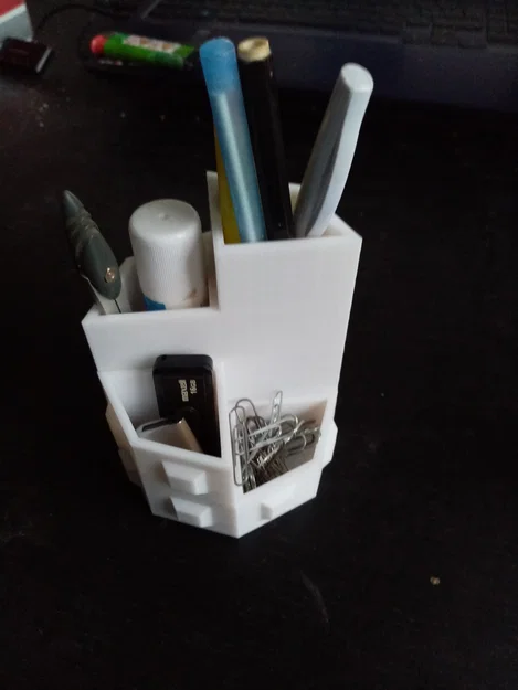 Ống Đựng Bút Chì (Pencil holder) Hình Bát Giác In Không Cần Support - Image 3