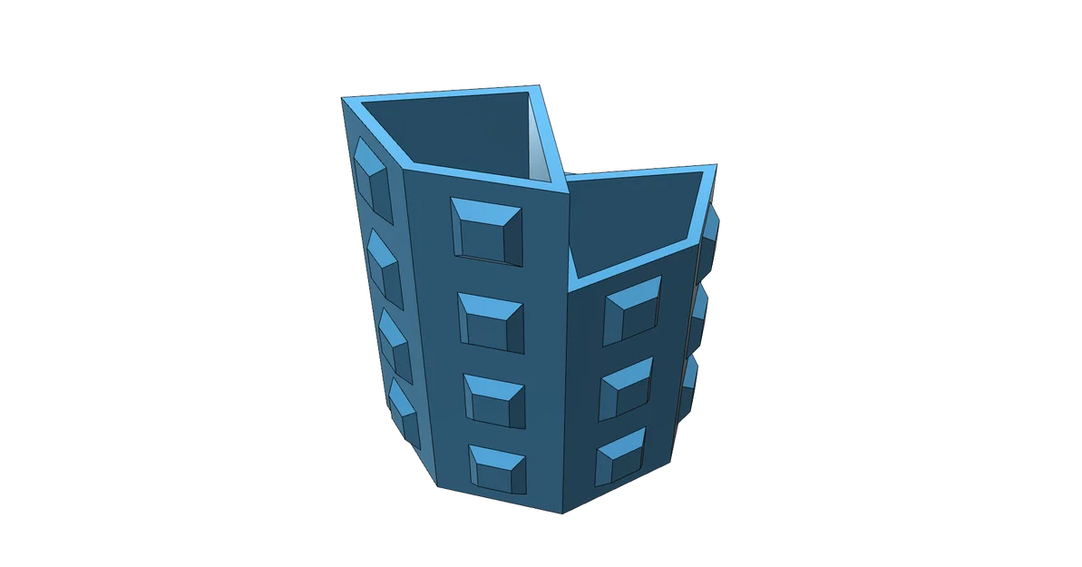 Ống Đựng Bút Chì (Pencil holder) Hình Bát Giác In Không Cần Support - Image 5