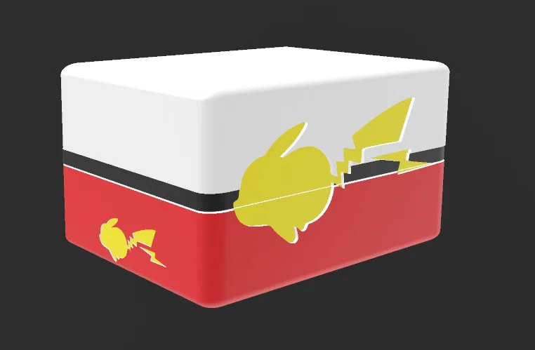 Hộp Đựng Thẻ Bài Pokemon Pikachu In 3D Độc Đáo - Image 2