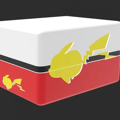 Hộp Đựng Thẻ Bài Pokemon Pikachu In 3D Độc Đáo
