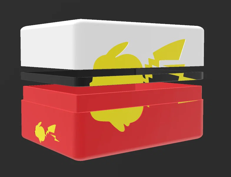 Hộp Đựng Thẻ Bài Pokemon Pikachu In 3D Độc Đáo - Image 4