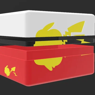 Hộp Đựng Thẻ Bài Pokemon Pikachu In 3D Độc Đáo