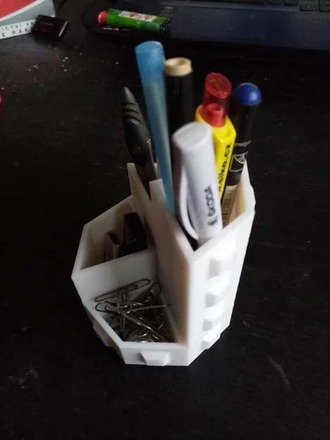Ống Đựng Bút Chì (Pencil holder) Hình Bát Giác In Không Cần Support - Image 15