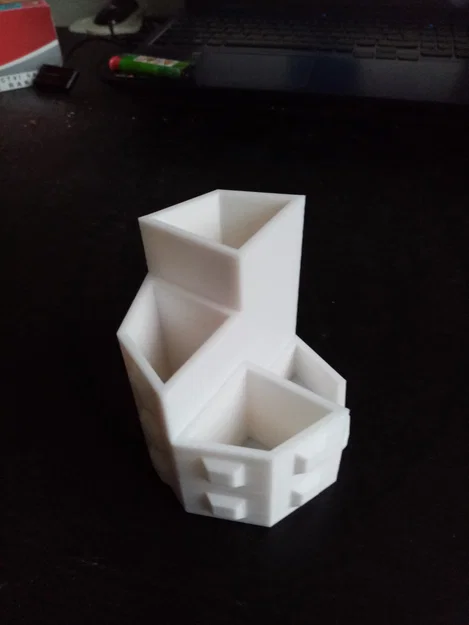 Ống Đựng Bút Chì (Pencil holder) Hình Bát Giác In Không Cần Support - Image 18