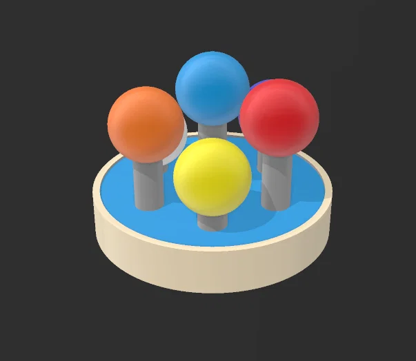 Mô hình trang trí 3D Quảng trường Quả cầu (Kikar HaKadurim) Lode - Image 2