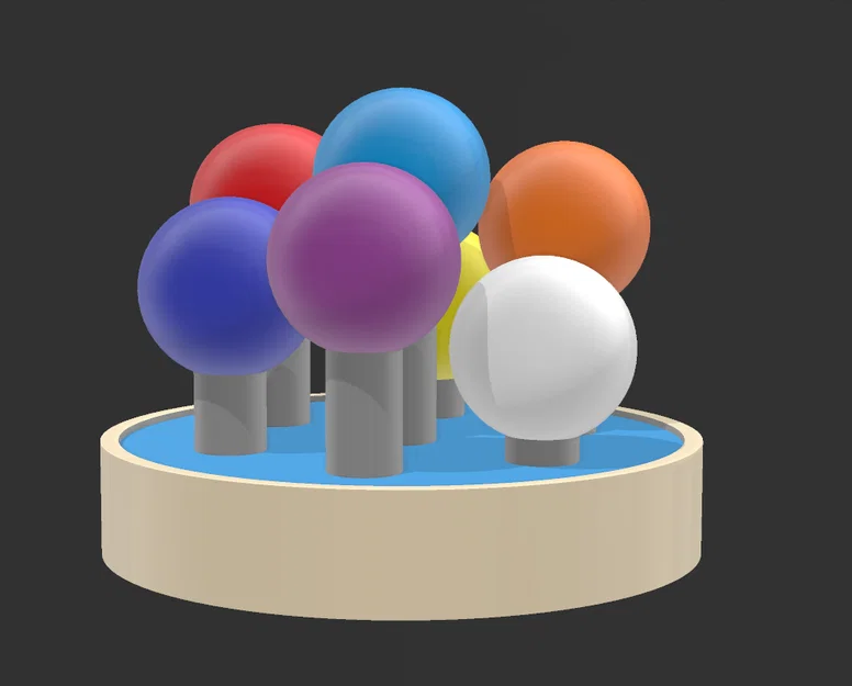 Mô hình trang trí 3D Quảng trường Quả cầu (Kikar HaKadurim) Lode - Image 3