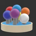 Mô hình trang trí 3D Quảng trường Quả cầu (Kikar HaKadurim) Lode - Thumbnail 3