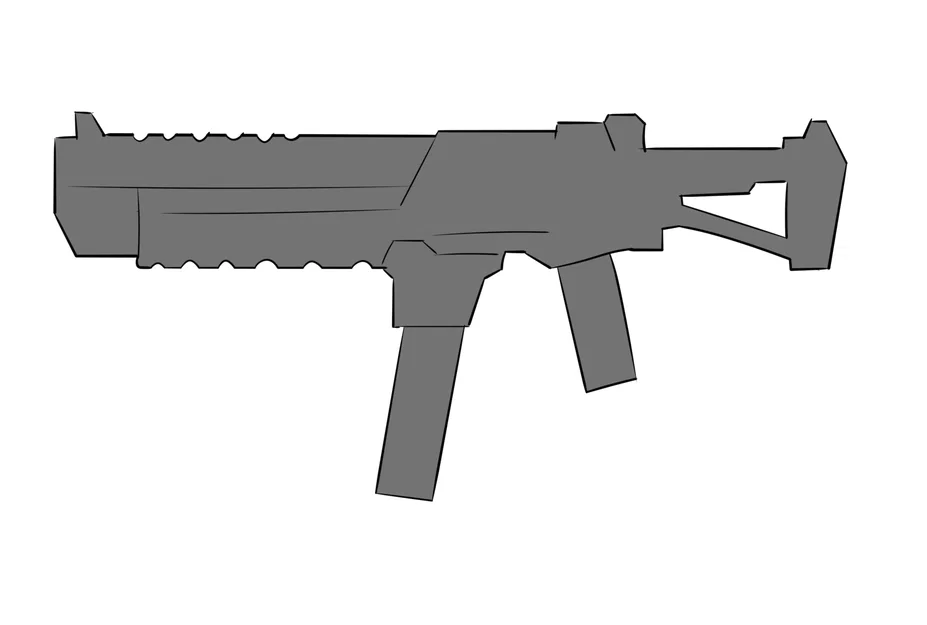 Mô hình súng Carbine 30MM cho Dummy 13 (Phụ kiện in 3D) - Image 2