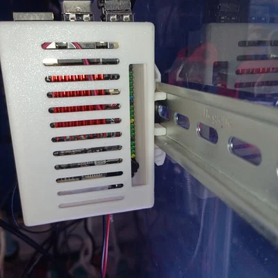 Vỏ hộp BTT PI gắn ray DIN bảo vệ bo mạch máy in 3D