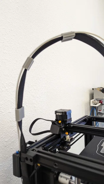 Ender 5S1 - Kẹp dẫn Cable & Bowden Tube Guide - Image 1