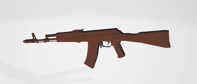 AK-47 (Avtomat Kalashnikova) - Mô hình 3D - Image 2