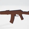 AK-47 (Avtomat Kalashnikova) - Mô hình 3D - Thumbnail 2