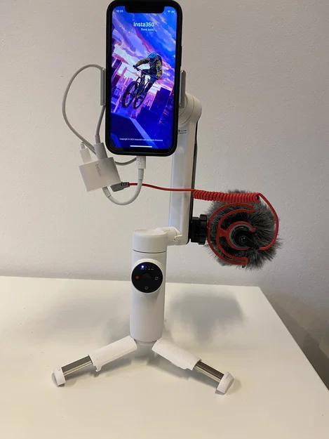 Ngàm Cold Shoe Góc 45° cho Insta360 Flow & micro Rode | Blitzschuhadapter 45° - Image 1