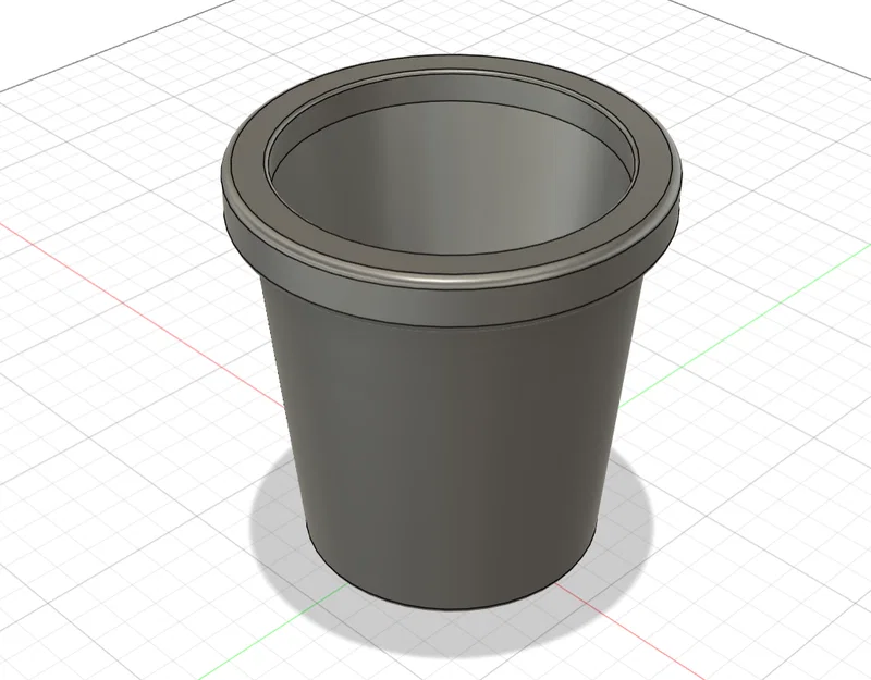 Chậu trồng cây để bàn thiết kế tối giản, dễ in 3D - Image 1