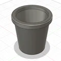 Chậu trồng cây để bàn thiết kế tối giản, dễ in 3D - Thumbnail 1