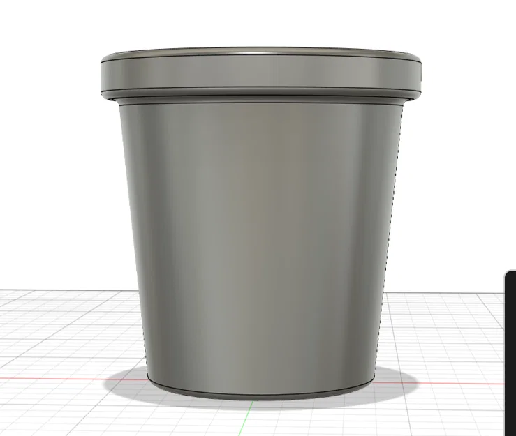 Chậu trồng cây để bàn thiết kế tối giản, dễ in 3D - Image 2