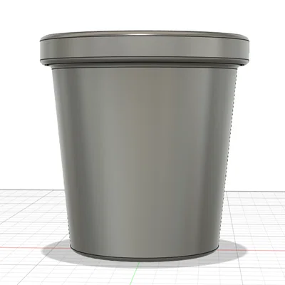 Chậu trồng cây để bàn thiết kế tối giản, dễ in 3D