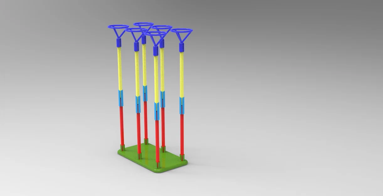Giá phơi túi tiện dụng 8 vị trí (Bag Dryer Rect V3) in 3D - Image 1