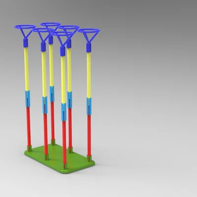 Giá phơi túi tiện dụng 8 vị trí (Bag Dryer Rect V3) in 3D
