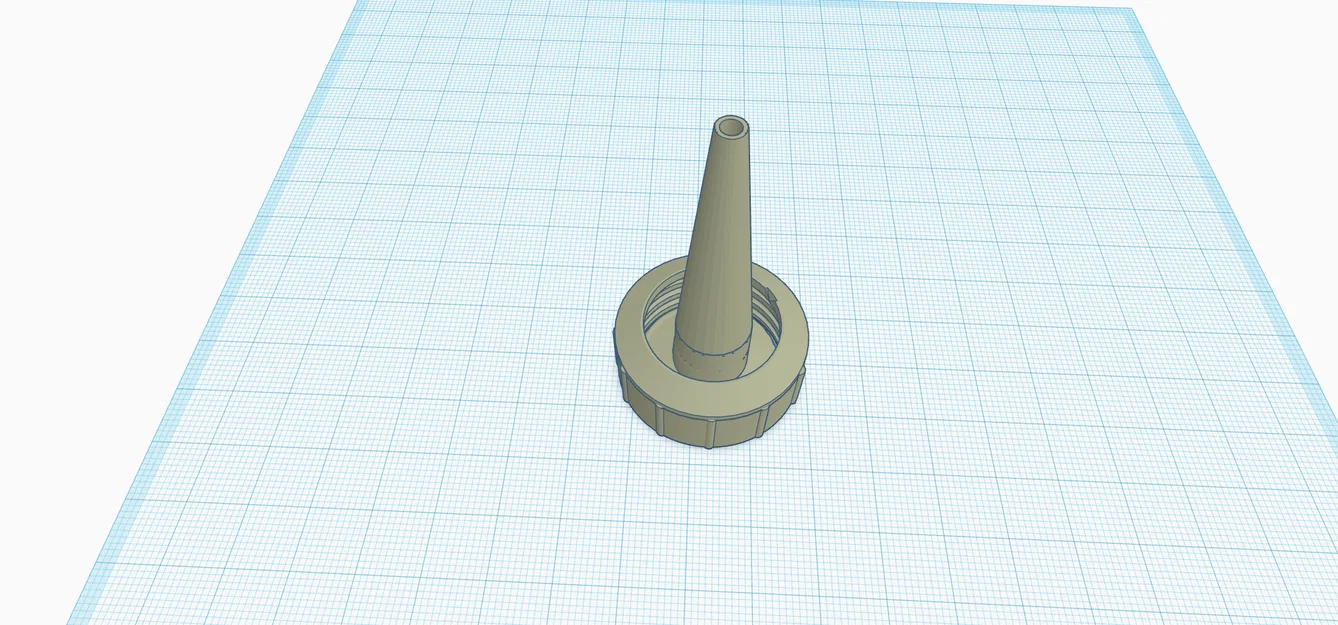Adapter chai nước cho ống PEG (Water Bottle Adapter for PEG Tube) - Image 1