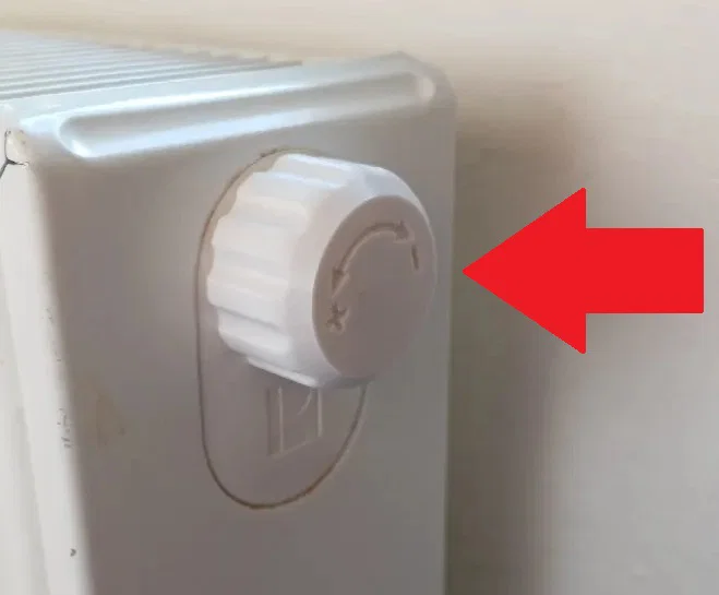 Núm vặn điều khiển sưởi (Heating control knob) cho radiator ren M30x1,5 - Image 1