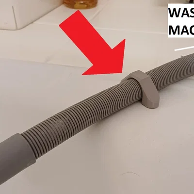 Kẹp giữ ống xả máy giặt (nam châm) – Washing machine drain hose holder
