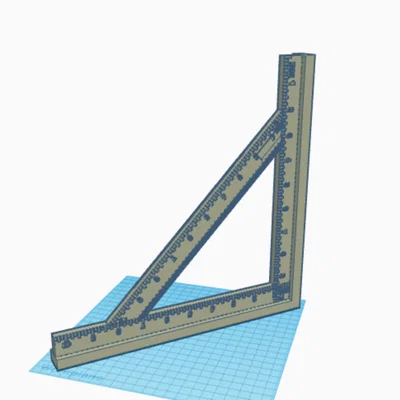 Thước ê ke vuông Speed Square in 3D tiện lợi cho thợ mộc