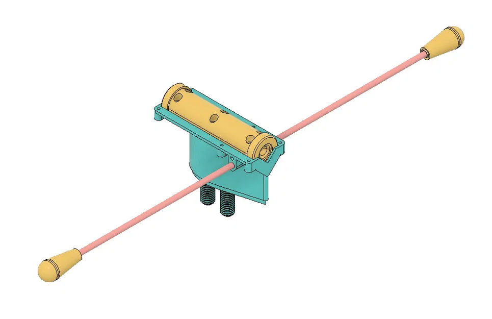 Ngàm gắn camera lên dây kéo trượt nước (Water Ski Line Camera Mount) - Image 3