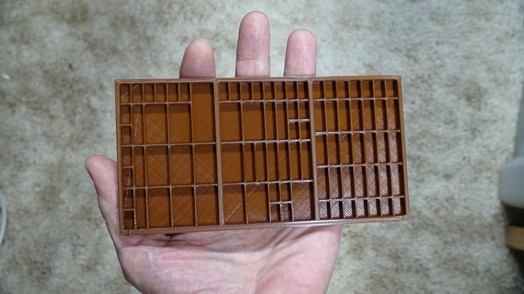 California Job Case Full & 1/5th Scale – Khay sắp chữ (movable type) - Image 4