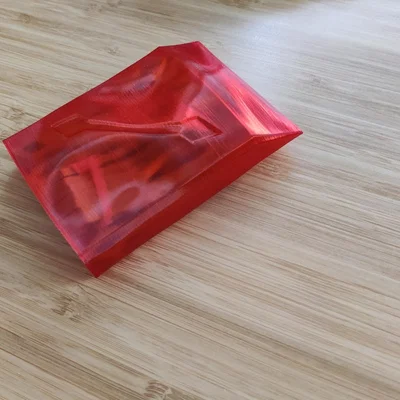 Túi đựng token dẻo, có nắp gập phía trên