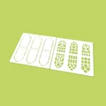 Bộ khuôn vẽ họa tiết cửa sổ phong cách Ma-rốc (Moroccan Stencils) - Thumbnail 1
