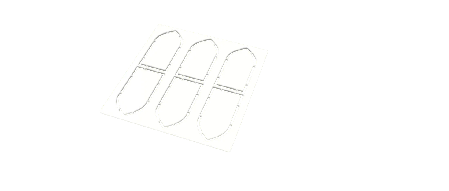 Bộ khuôn vẽ họa tiết cửa sổ phong cách Ma-rốc (Moroccan Stencils) - Image 2