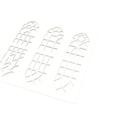 Bộ khuôn vẽ họa tiết cửa sổ phong cách Ma-rốc (Moroccan Stencils)