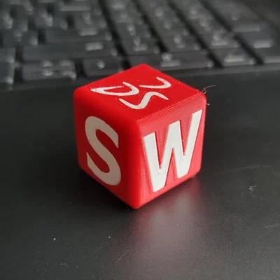 Khối lập phương kiểm tra in 2 màu SolidWorks (Logo Cube)