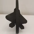 F-22 Raptor - Trưng bày String Art - Góc nhìn ngang - Thumbnail 3