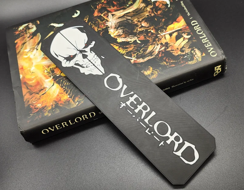 Thẻ đánh dấu trang sách 3D Overlord Ainz Ooal Gown độc đáo - Image 1