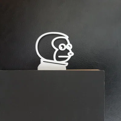 Kẹp sách meme chú khỉ nhìn đi chỗ khác - Monkey looking away Bookmark