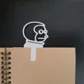 Kẹp sách meme chú khỉ nhìn đi chỗ khác - Monkey looking away Bookmark - Thumbnail 3